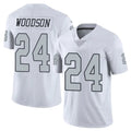 Punc LV.Raiders #24 Charles Woodson Player White Alternate Vapor Limited Stitched Jerseys