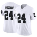 Punc LV.Raiders #24 Charles Woodson Player White Vapor F.U.S.E Limited Stitched Jerseys