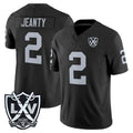 Punc LV.Raiders #2 Ashton Jeanty Player Black 2026 Vapor Limited Home Game Stitched Jerseys