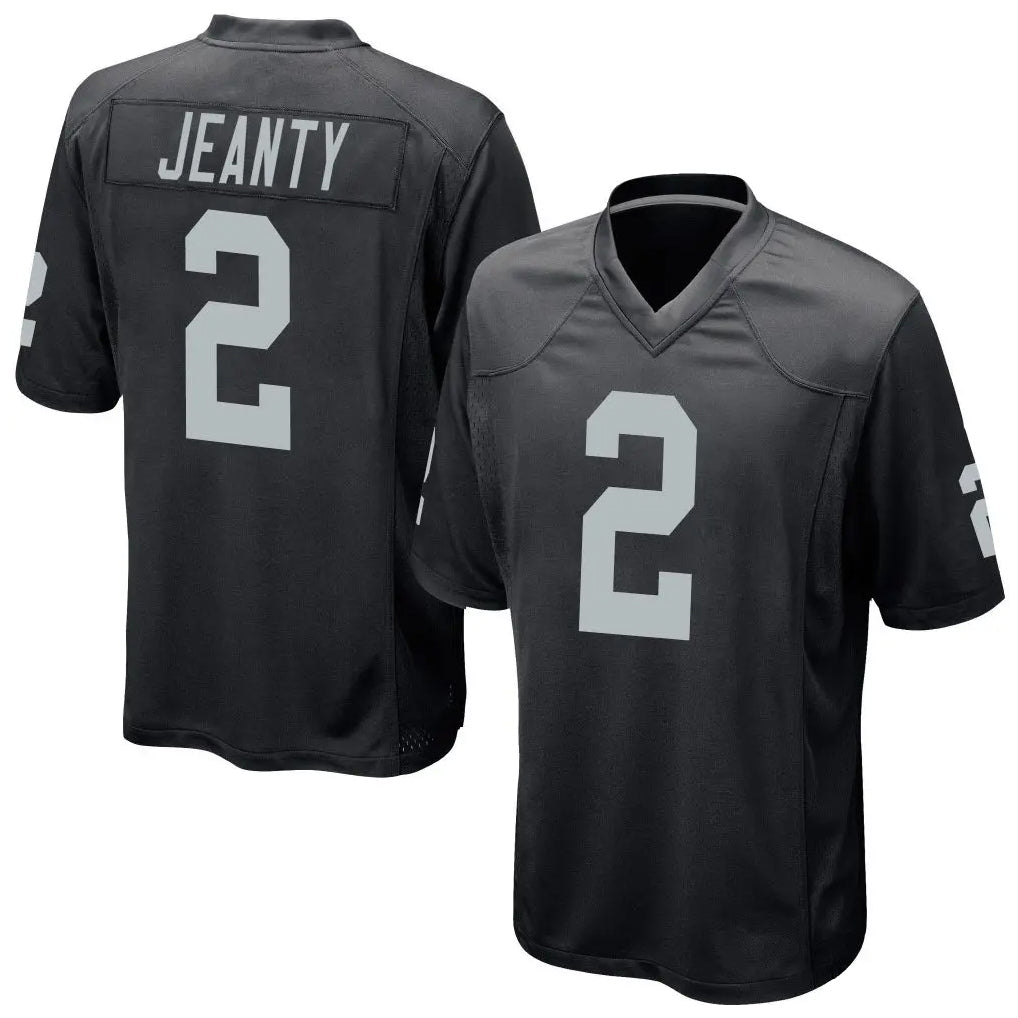 Punc LV.Raiders #2 Ashton Jeanty Player Black Home Game Stitched Jerseys