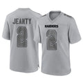 Punc LV.Raiders #2 Ashton Jeanty Player Gray Atmosphere Fashion Limited Game Stitched Jerseys