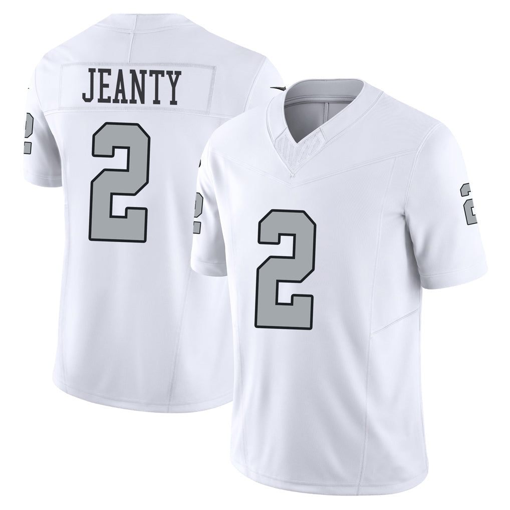 Punc LV.Raiders #2 Ashton Jeanty Player White Alternate Vapor F.U.S.E Limited Stitched Jerseys