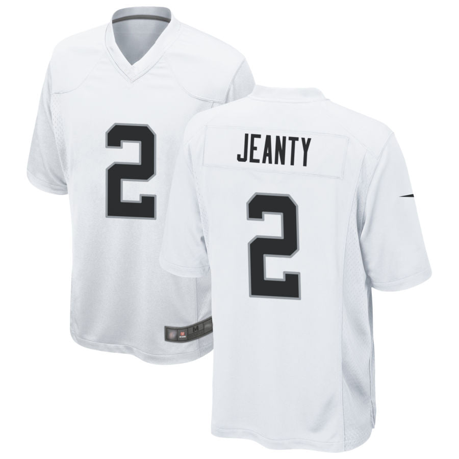 Punc LV.Raiders #2 Ashton Jeanty Player White Game Stitched Jerseys