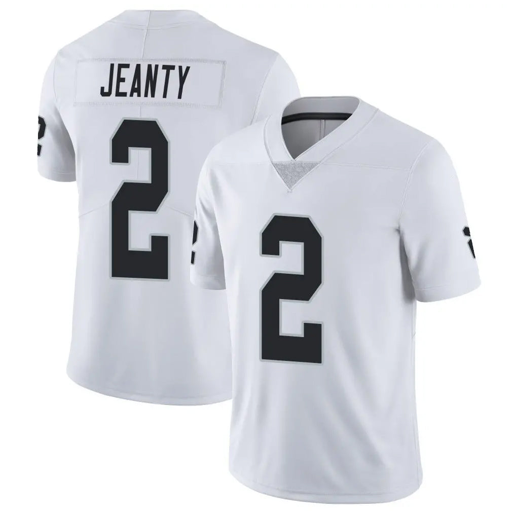Punc LV.Raiders #2 Ashton Jeanty Player White Limited Vapor Untouchable Home Game Stitched Jerseys