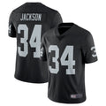Punc LV.Raiders #34 Bo Jackson Player Black Vapor Limited Stitched Jerseys
