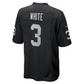 Punc LV.Raiders #3 Zamir White Black Team Game Stitched Jerseys