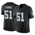Punc LV.Raiders #51 Malcolm Koonce Player Black Limited Vapor F.U.S.E. Home Game Stitched Jerseys