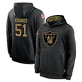 Punc LV.Raiders #51 Malcolm Koonce Player Black Salute to Service Hoodies Limited Game Stitched Jerseys