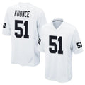 Punc LV.Raiders #51 Malcolm Koonce Player White Home Game Stitched Jerseys