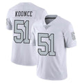 Punc LV.Raiders #51 Malcolm Koonce Player White Limited Color Rush Home Game Stitched Jerseys