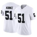 Punc LV.Raiders #51 Malcolm Koonce Player White Limited Vapor F.U.S.E. Home Game Stitched Jerseys