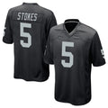 Punc LV.Raiders #5 Eric Stokes Player Black Home Game Stitched Jerseys