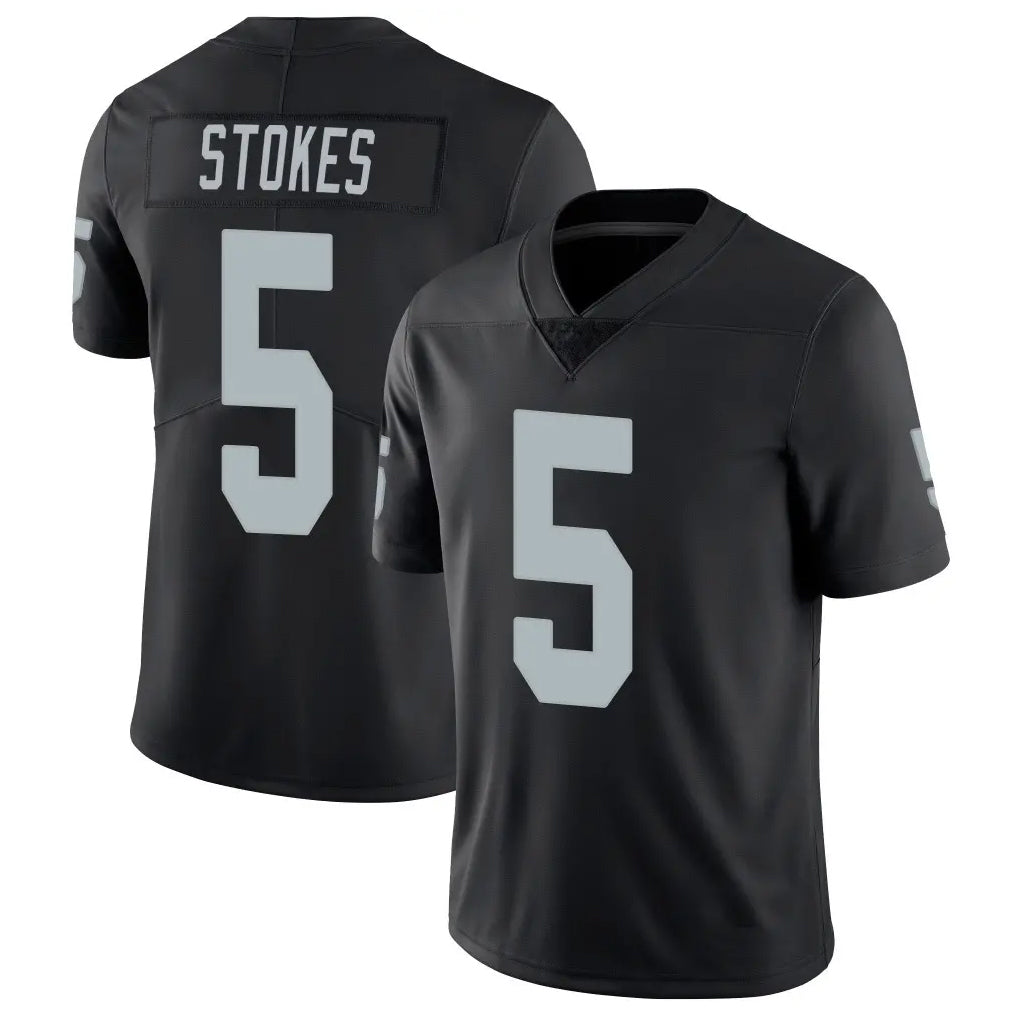 Punc LV.Raiders #5 Eric Stokes Player Black Limited Vapor Untouchable Home Game Stitched Jerseys