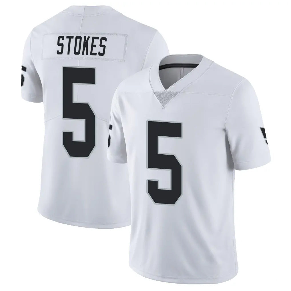 Punc LV.Raiders #5 Eric Stokes Player White Limited Vapor Untouchable Home Game Stitched Jerseys