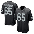 Punc LV.Raiders #65 Tyler Linderbaum Player Black Home Game Stitched Jerseys