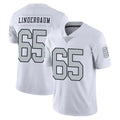Punc LV.Raiders #65 Tyler Linderbaum Player White Limited Color Rush Home Game Stitched Jerseys