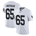 Punc LV.Raiders #65 Tyler Linderbaum Player White Limited Vapor Untouchable Home Game Stitched Jerseys