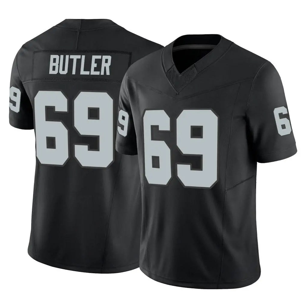 Punc LV.Raiders #69 Adam Butler Player Black Limited Vapor F.U.S.E. Home Game Stitched Jerseys