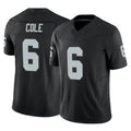 Punc LV.Raiders #6 A.J. Cole Player Black Limited Vapor F.U.S.E. Home Game Stitched Jerseys