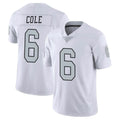 Punc LV.Raiders #6 A.J. Cole Player White Limited Color Rush Home Game Stitched Jerseys