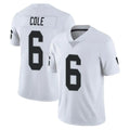 Punc LV.Raiders #6 A.J. Cole Player White Limited Vapor Untouchable Home Game Stitched Jerseys