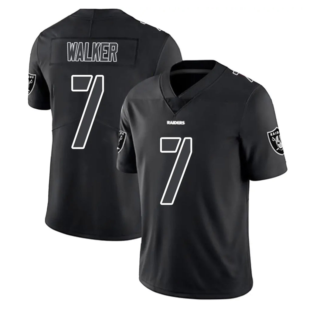 Punc LV.Raiders #7 Quay Walker Player Black Limited Black Impact Home Game Stitched Jerseys