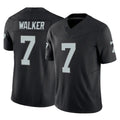 Punc LV.Raiders #7 Quay Walker Player Black Limited Vapor F.U.S.E. Home Game Stitched Jerseys