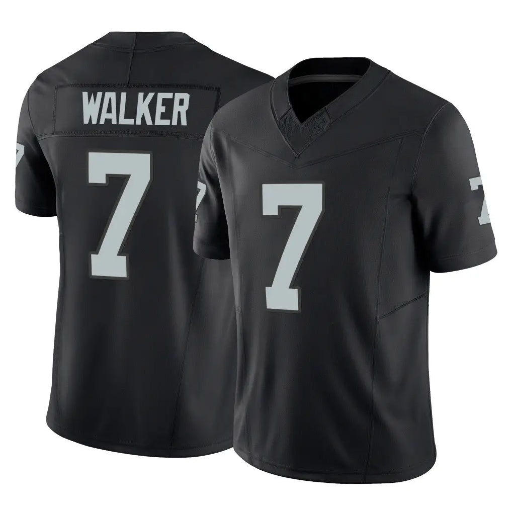 Punc LV.Raiders #7 Quay Walker Player Black Limited Vapor F.U.S.E. Home Game Stitched Jerseys