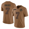 Punc LV.Raiders #7 Quay Walker Player Brown Salute To Service Limited Stitched Jerseys