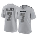 Punc LV.Raiders #7 Quay Walker Player Gray Atmosphere Fashion Limited Game Stitched Jerseys