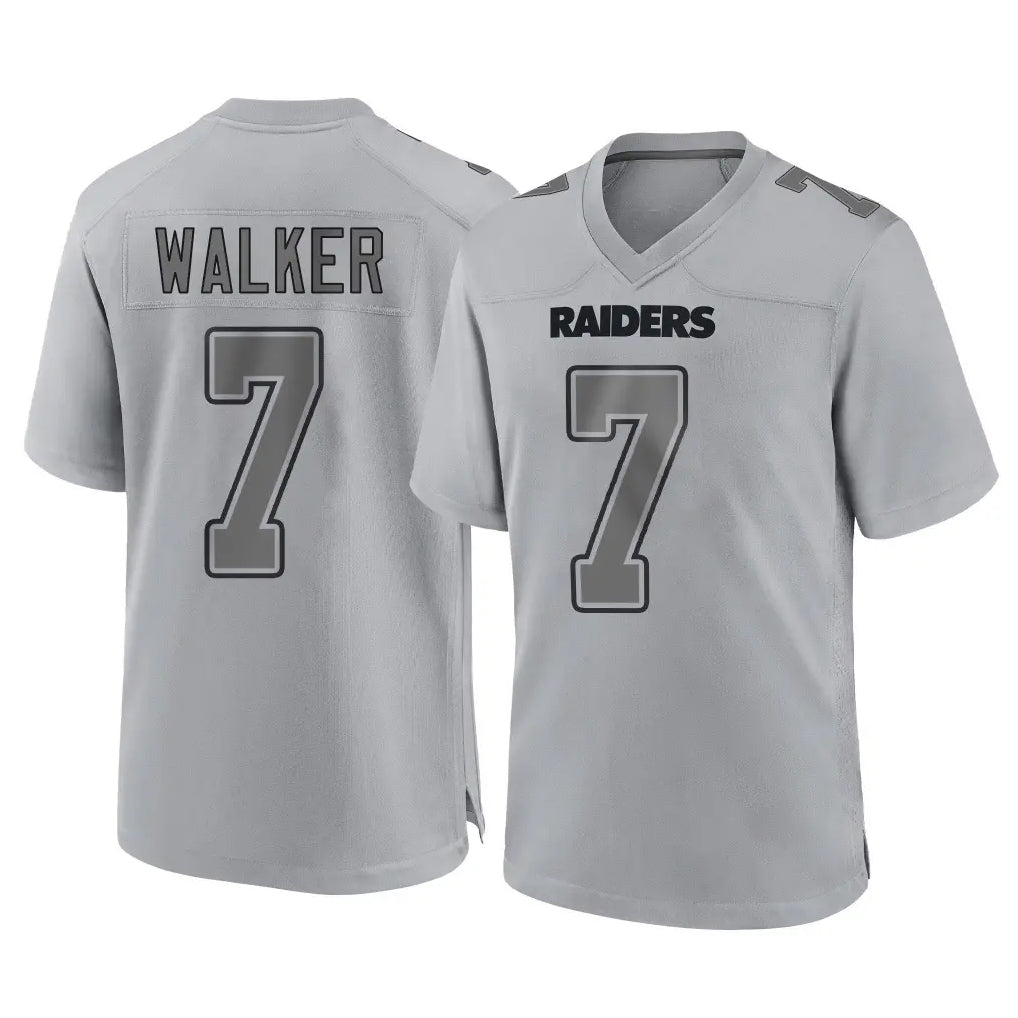 Punc LV.Raiders #7 Quay Walker Player Gray Atmosphere Fashion Limited Game Stitched Jerseys