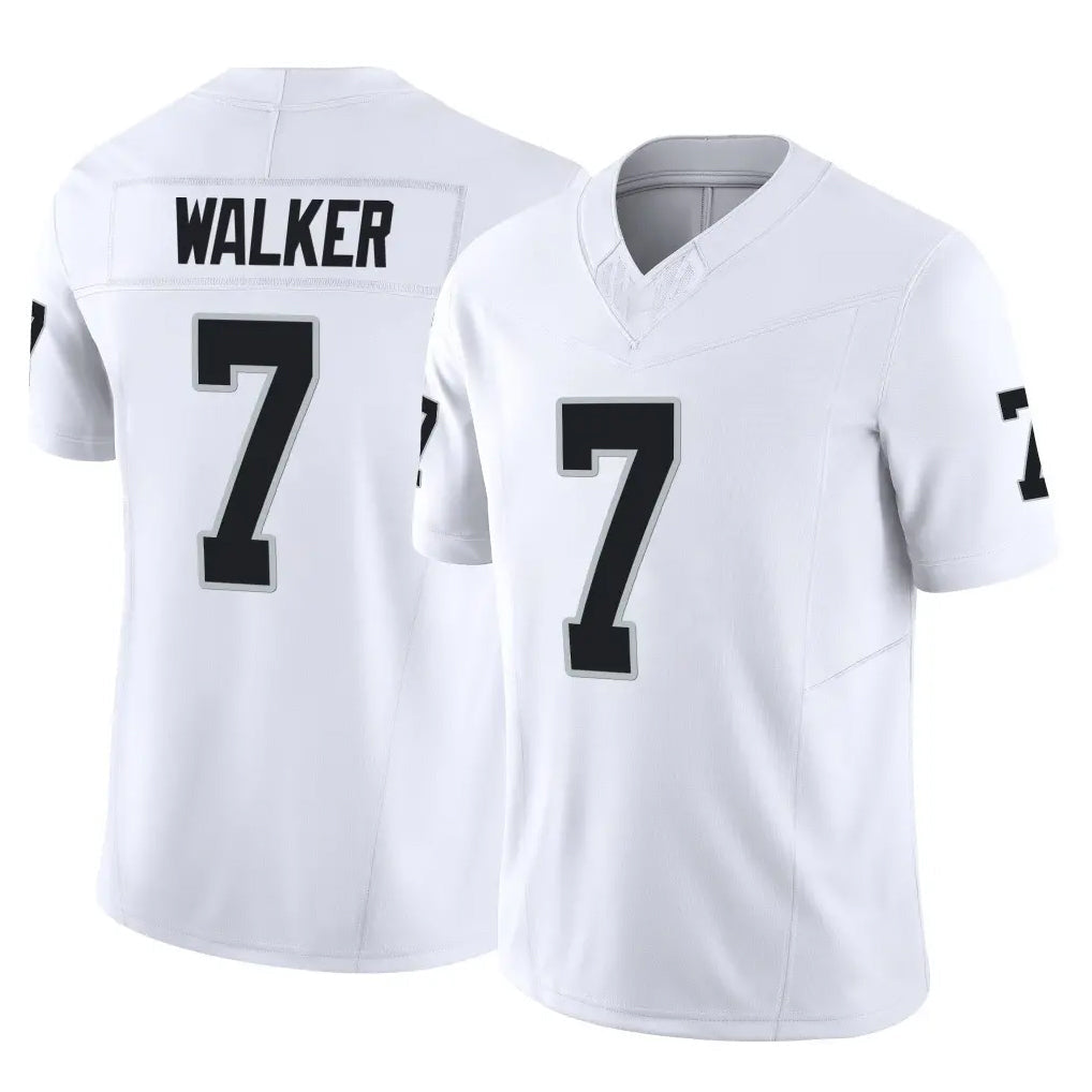 Punc LV.Raiders #7 Quay Walker Player White Limited Vapor F.U.S.E. Home Game Stitched Jerseys