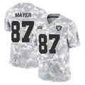 Punc LV.Raiders #87 Michael Mayer Player Arctic Camo Salute To Service Limited Game Stitched Jerseys