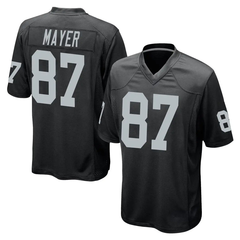 Punc LV.Raiders #87 Michael Mayer Player Black Home Game Stitched Jerseys
