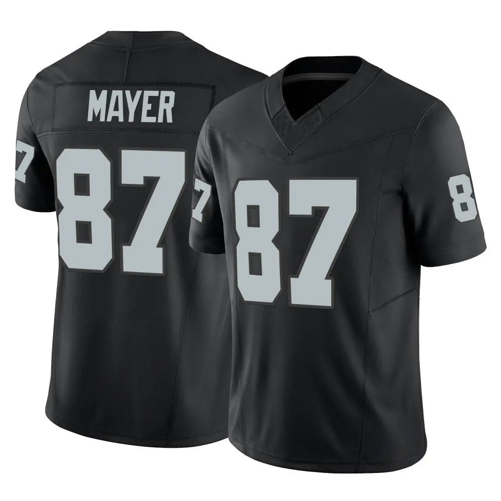 Punc LV.Raiders #87 Michael Mayer Player Black Limited Vapor F.U.S.E. Home Game Stitched Jerseys