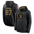 Punc LV.Raiders #87 Michael Mayer Player Black Salute to Service Hoodies Limited Game Stitched Jerseys
