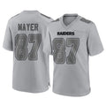 Punc LV.Raiders #87 Michael Mayer Player Gray Atmosphere Fashion Limited Game Stitched Jerseys