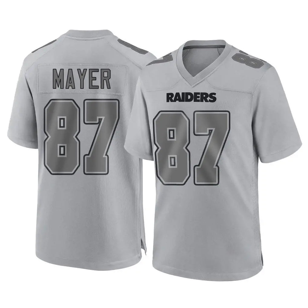 Punc LV.Raiders #87 Michael Mayer Player Gray Atmosphere Fashion Limited Game Stitched Jerseys