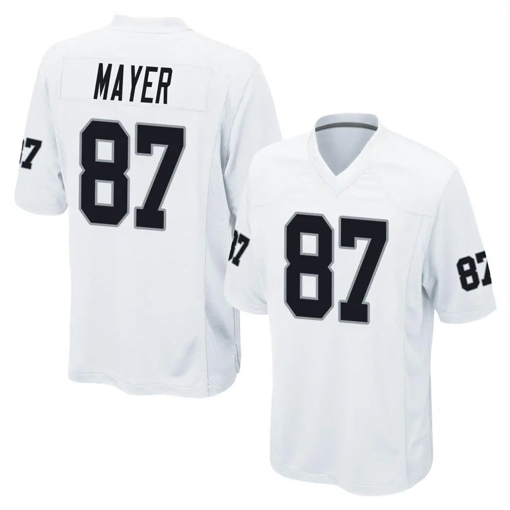 Punc LV.Raiders #87 Michael Mayer Player White Home Game Stitched Jerseys