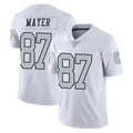 Punc LV.Raiders #87 Michael Mayer Player White Limited Color Rush Home Game Stitched Jerseys