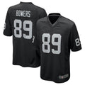 Punc LV.Raiders #89 Brock Bowers Black 2024 Draft First Round Pick Player Game Jersey Stitched Jersey
