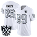 Punc LV.Raiders #89 Brock Bowers Player White 2026 Vapor Limited Home Game Stitched Jerseys