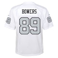 Punc LV.Raiders #89 Brock Bowers Player White Alternate Game Stitched Jerseys