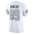 Punc LV.Raiders #89 Brock Bowers Player White Alternate Vapor F.U.S.E Limited Stitched Jerseys