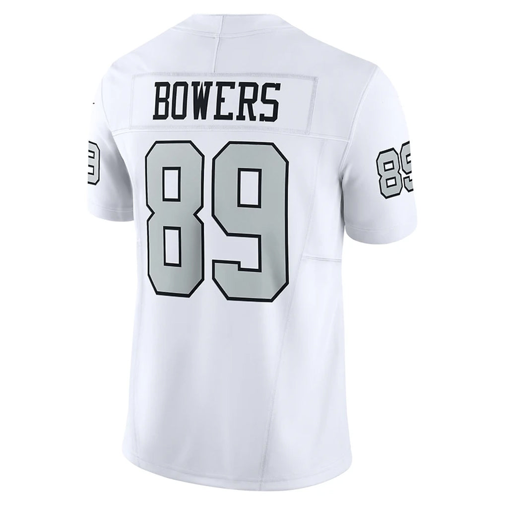 Punc LV.Raiders #89 Brock Bowers Player White Alternate Vapor F.U.S.E Limited Stitched Jerseys