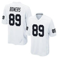 Punc LV.Raiders #89 Brock Bowers Player White Home Game Stitched Jerseys
