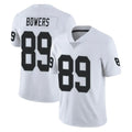 Punc LV.Raiders #89 Brock Bowers Player White Limited Vapor Untouchable Home Game Stitched Jerseys