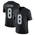 Punc LV.Raiders #8 Kirk Cousins Player Black Limited Vapor Untouchable Home Game Stitched Jerseys