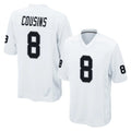 Punc LV.Raiders #8 Kirk Cousins Player White Home Game Stitched Jerseys