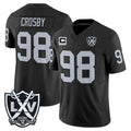Punc LV.Raiders #98 Maxx Crosby Player Black 2026 Vapor Limited Home Game Stitched Jerseys